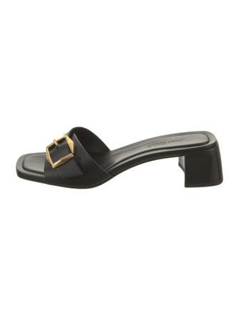 Jimmy Choo Leather Slides