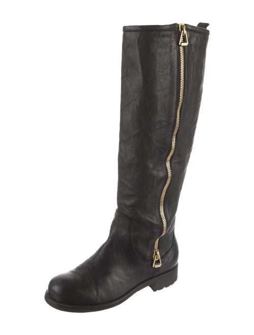 Jimmy Choo Leather Riding Boots
