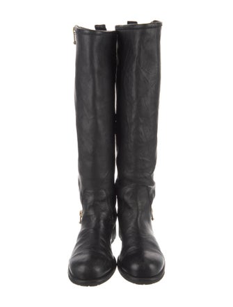 Jimmy Choo Leather Riding Boots