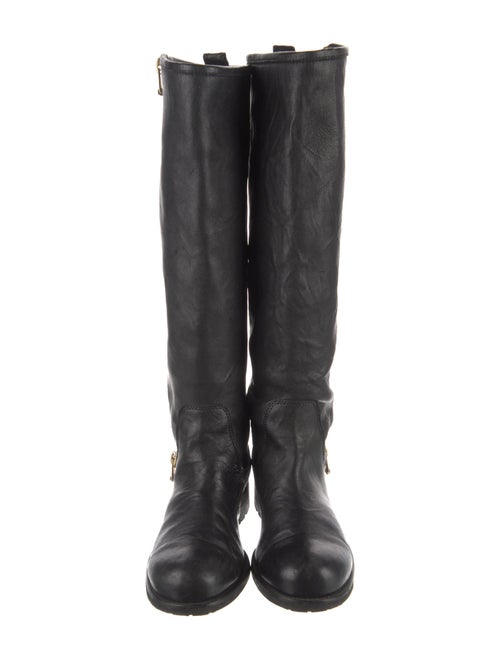 Jimmy Choo Leather Riding Boots