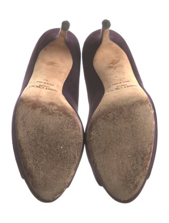 Jimmy Choo Suede Slingback Sandals