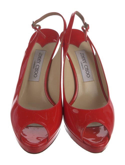 Jimmy Choo Patent Leather Slingback Pumps