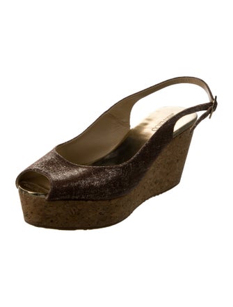 Jimmy Choo Suede Slingback Sandals