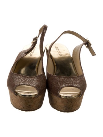 Jimmy Choo Suede Slingback Sandals