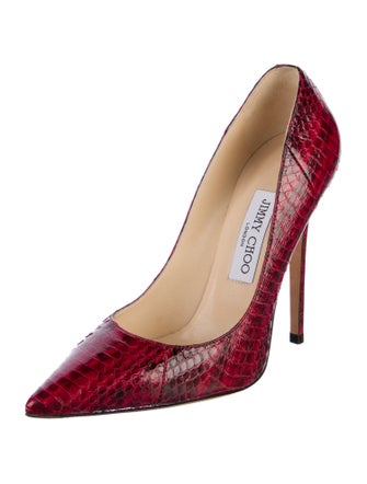 Jimmy Choo Snakeskin Animal Print Pumps