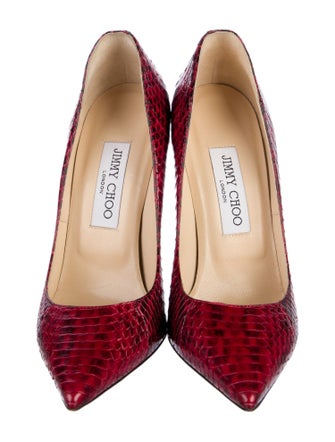 Jimmy Choo Snakeskin Animal Print Pumps