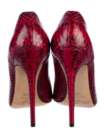 Jimmy Choo Snakeskin Animal Print Pumps