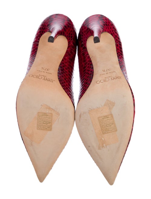 Jimmy Choo Snakeskin Animal Print Pumps