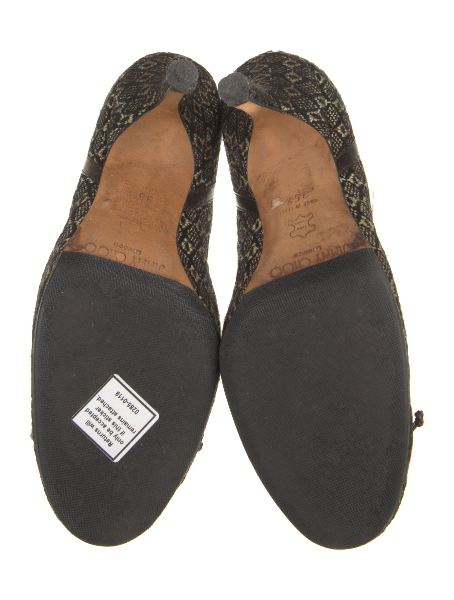 Jimmy Choo Canvas Printed Pumps