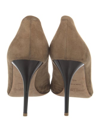 Jimmy Choo Suede Animal Print Pumps