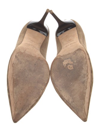 Jimmy Choo Suede Animal Print Pumps