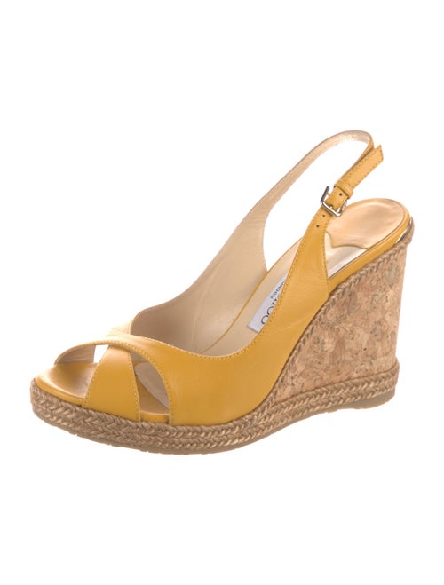 Jimmy Choo Leather Slingback Sandals