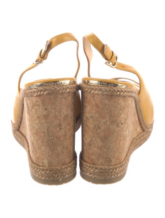 Jimmy Choo Leather Slingback Sandals