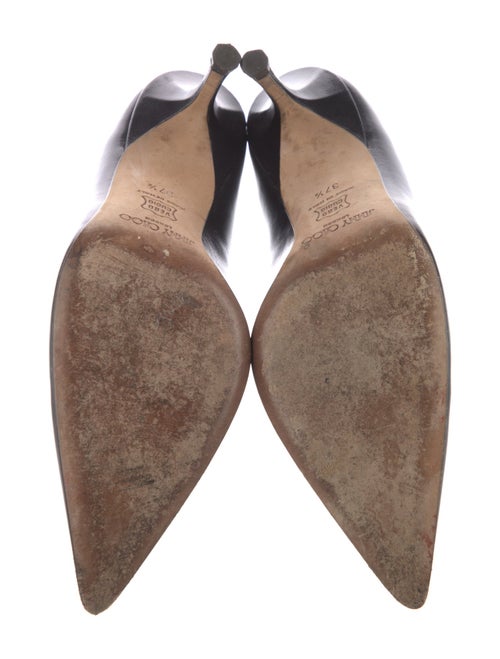 Jimmy Choo Leather Bow Accents Pumps