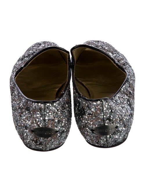 Jimmy Choo Glitter Glitter Accents Ballet Flats