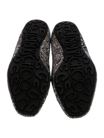 Jimmy Choo Glitter Glitter Accents Ballet Flats