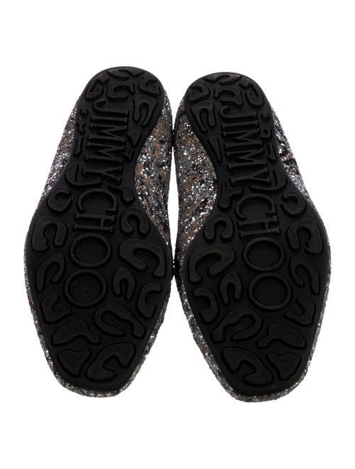 Jimmy Choo Glitter Glitter Accents Ballet Flats