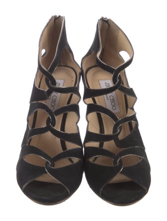 Jimmy Choo Suede Gladiator Sandals