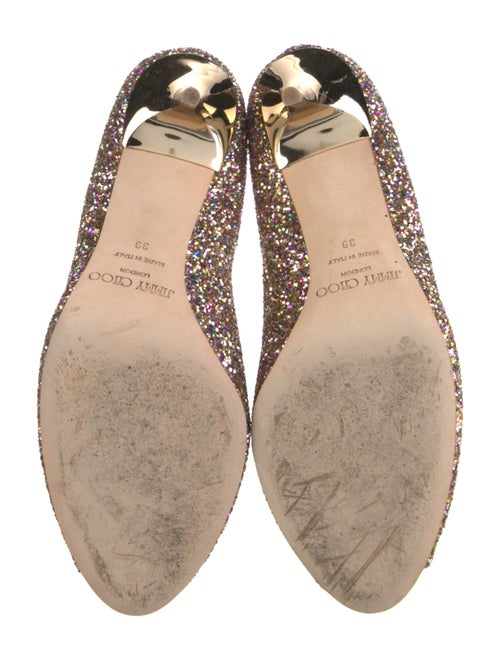 Jimmy Choo Glitter Glitter Accents Pumps