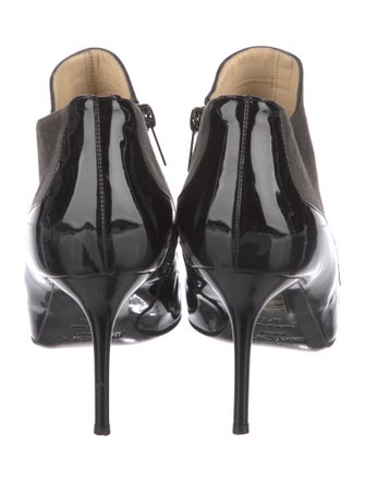 Jimmy Choo Suede Colorblock Pattern Boots