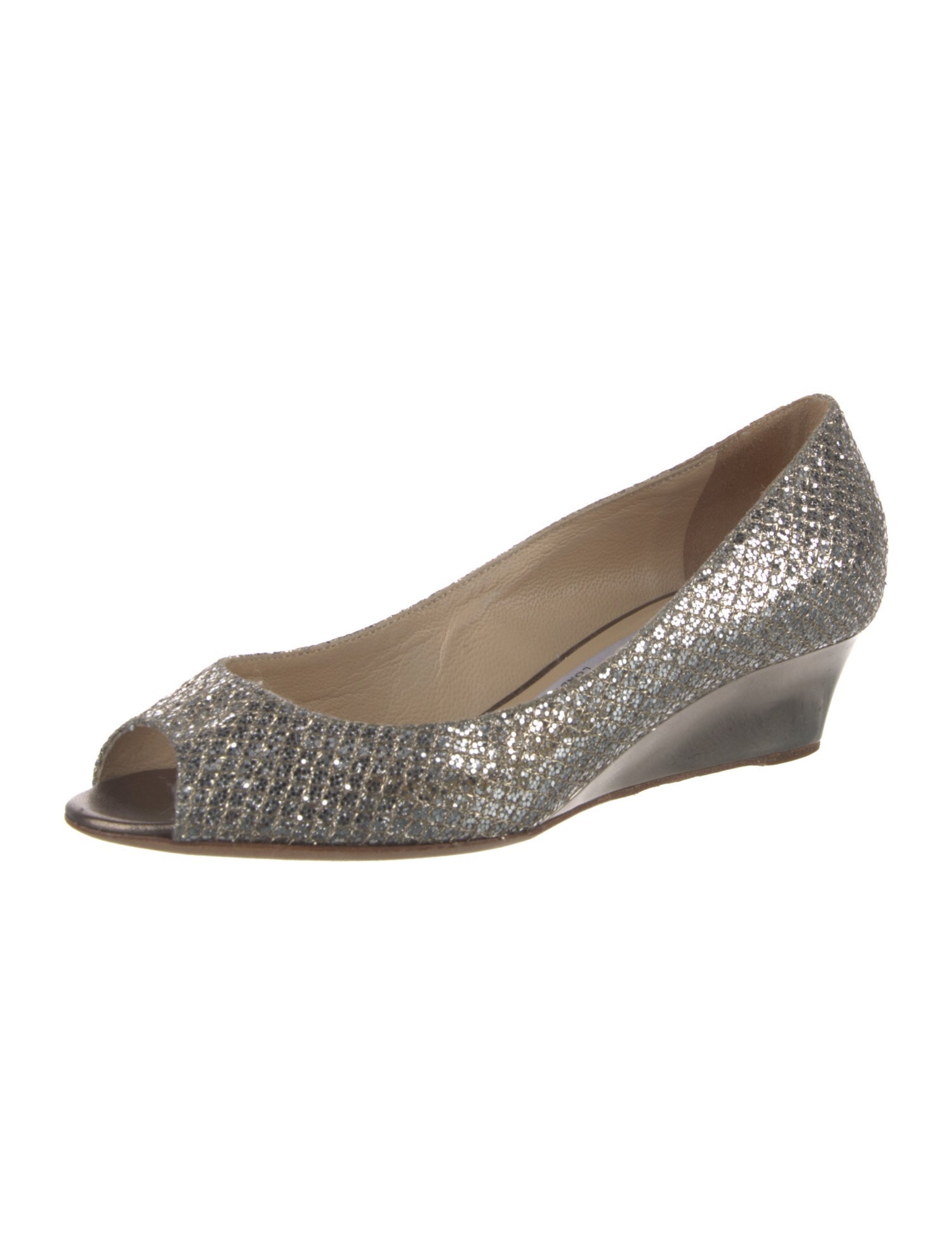 Jimmy Choo Glitter Glitter Accents Pumps