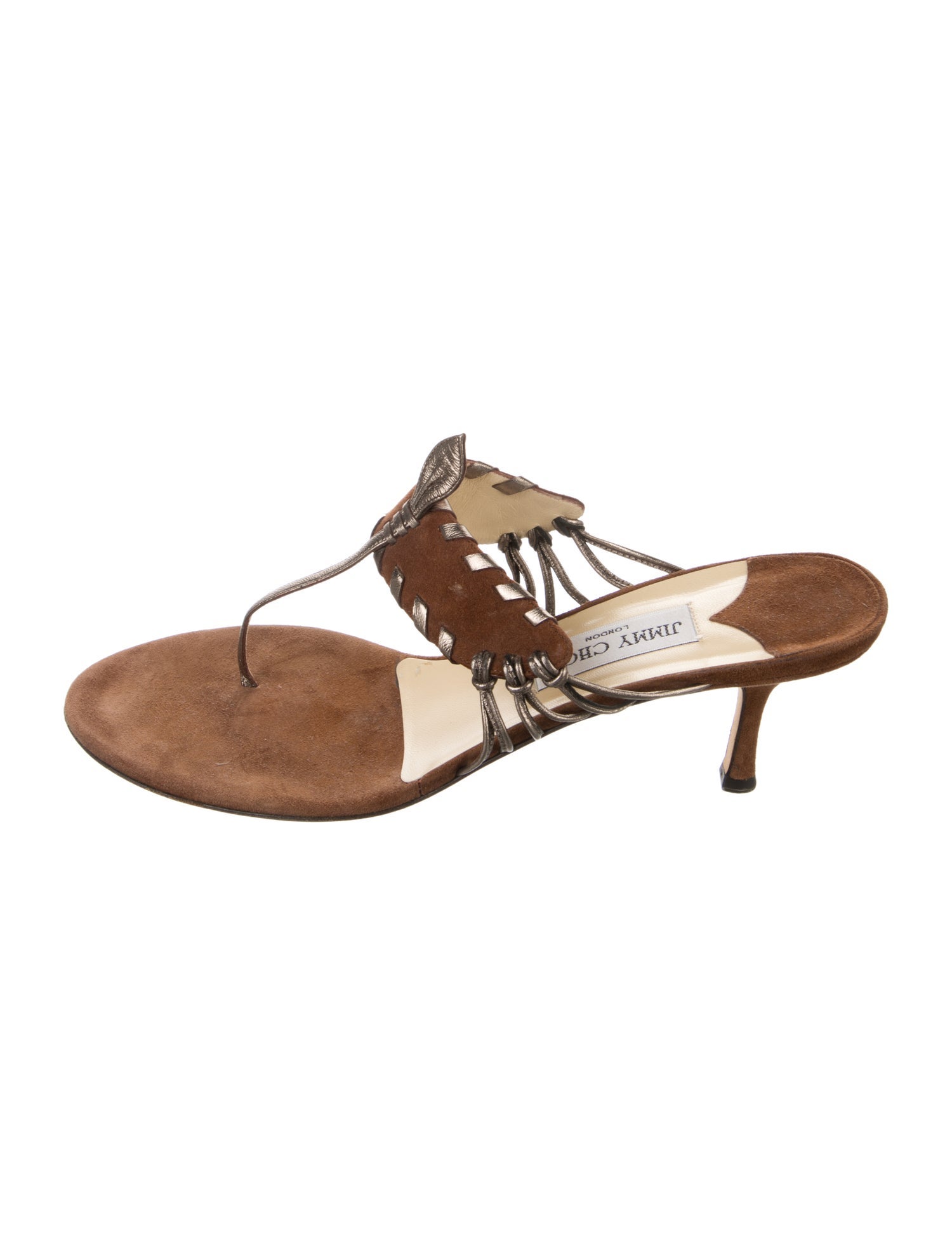 Jimmy Choo Suede Flip Flops