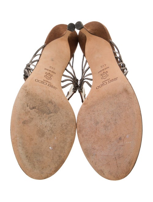 Jimmy Choo Suede Flip Flops