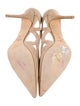Jimmy Choo Suede Mesh Accents Pumps