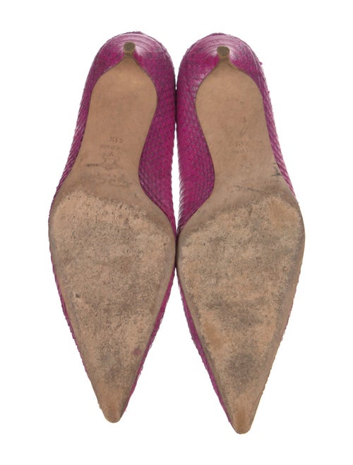 Jimmy Choo Snakeskin Animal Print Pumps