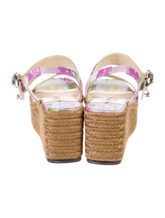 Jimmy Choo Canvas Tie-Dye Print Espadrilles