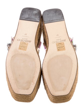 Jimmy Choo Canvas Tie-Dye Print Espadrilles