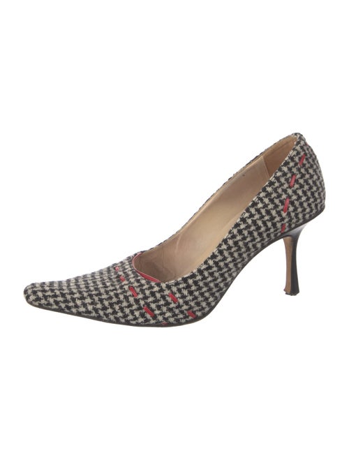 Jimmy Choo Wool Tweed Pattern Pumps