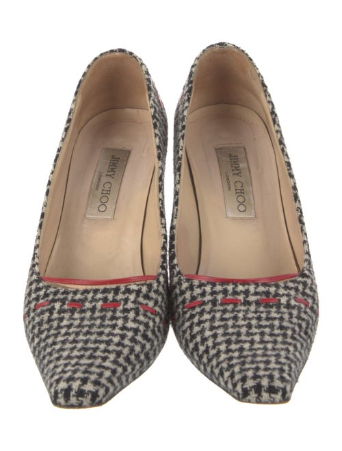 Jimmy Choo Wool Tweed Pattern Pumps