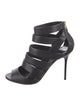 Jimmy Choo Leather Cutout Accent Pumps