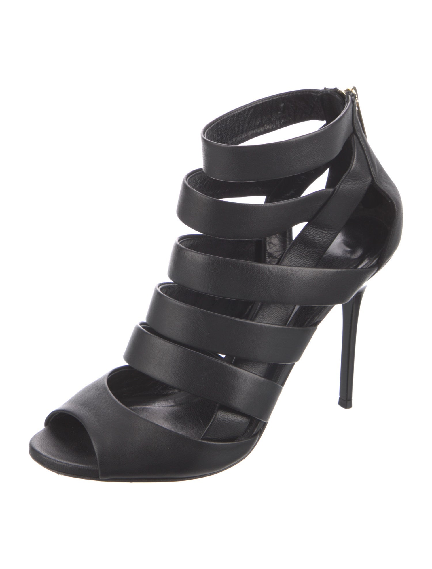 Jimmy Choo Leather Cutout Accent Pumps