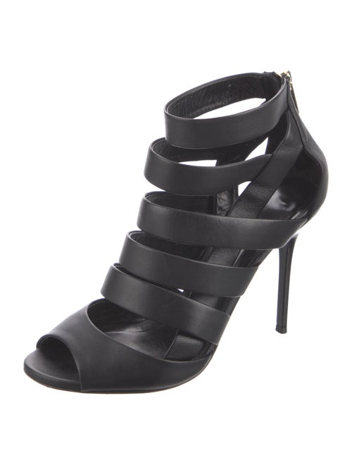 Jimmy Choo Leather Cutout Accent Pumps