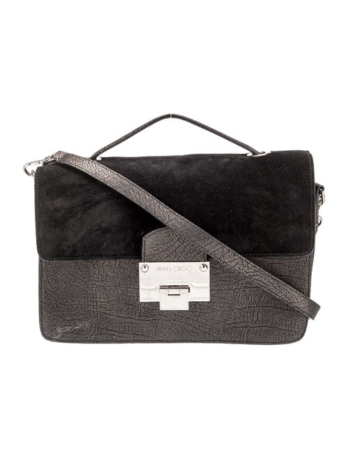 Jimmy Choo Suede Top Handle Bag