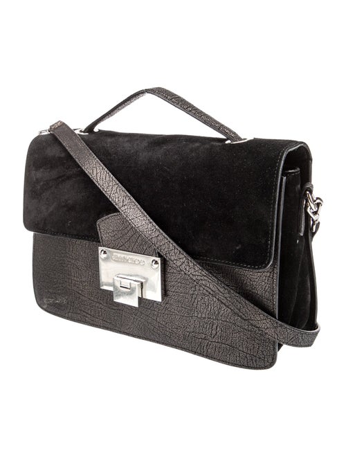 Jimmy Choo Suede Top Handle Bag