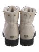 Jimmy Choo Leather Studded Accents Combat Boots