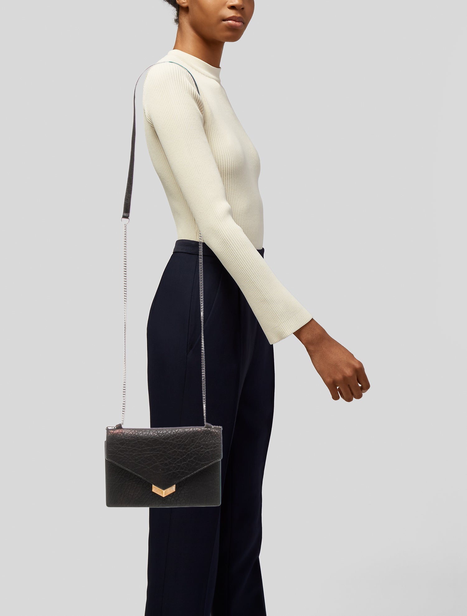 Jimmy Choo Leather Shoulder Bag