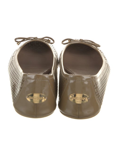 Jimmy Choo Leather Lasercut Accents Ballet Flats