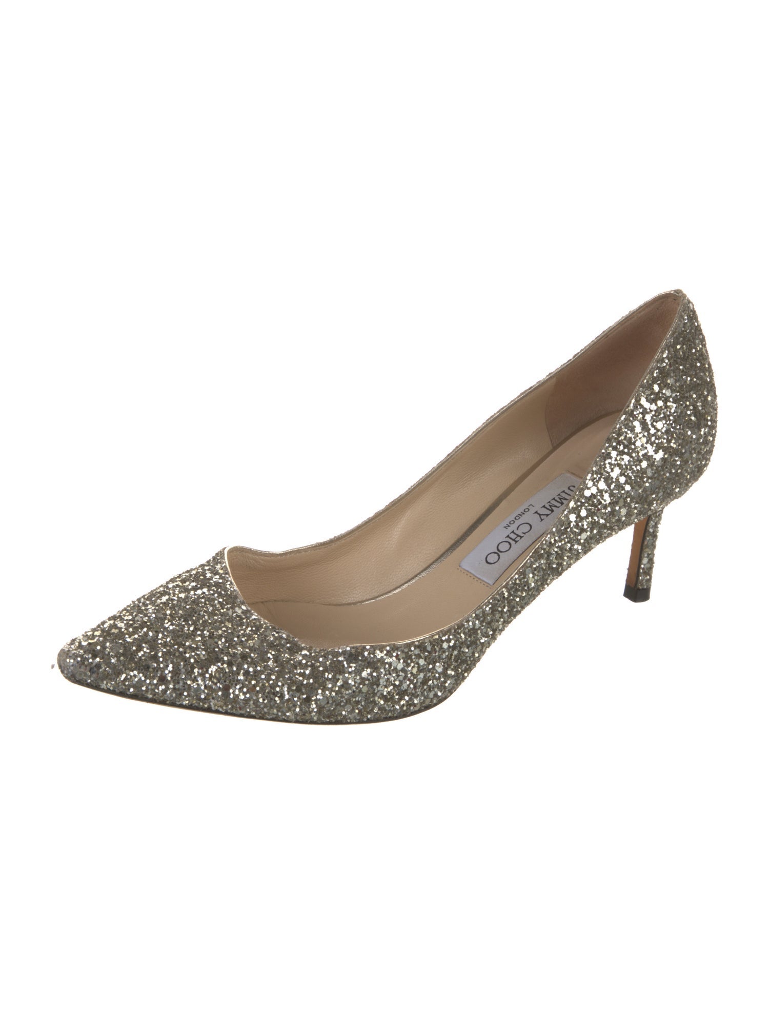 Jimmy Choo Glitter Pumps