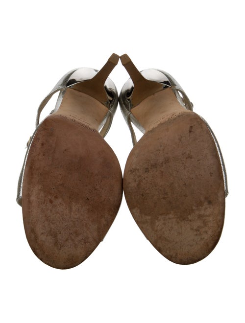 Jimmy Choo Leather T-Strap Sandals