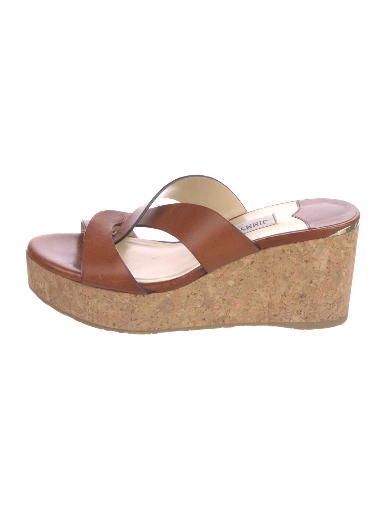 Jimmy Choo Leather Slides