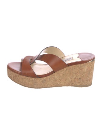 Jimmy Choo Leather Slides