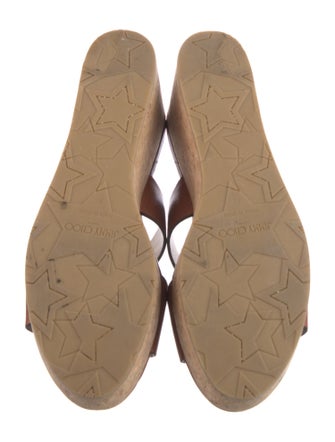 Jimmy Choo Leather Slides