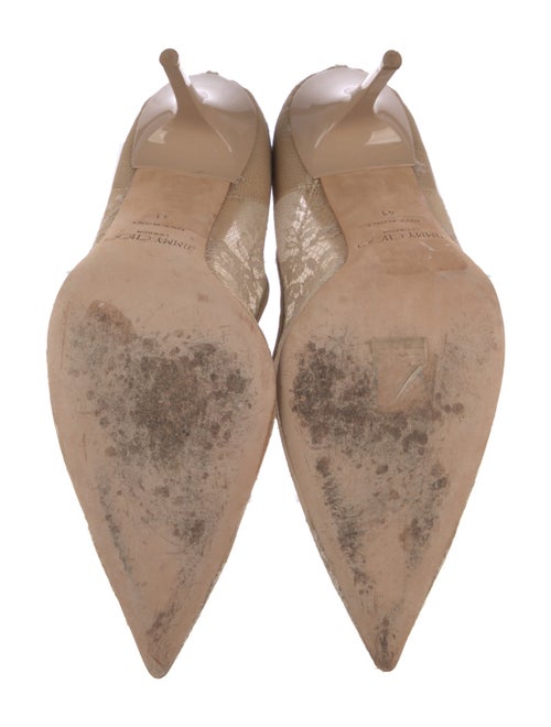 Jimmy Choo Lace Floral Print Pumps