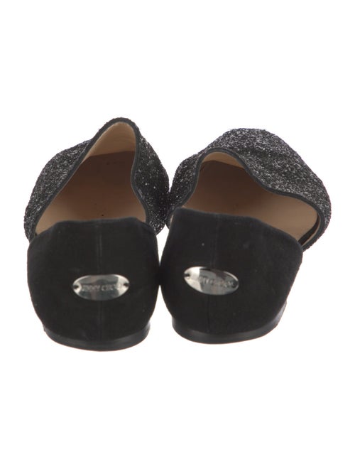 Jimmy Choo Glitter Glitter Accents D'Orsay Flats