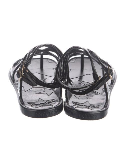 Jimmy Choo Rubber Gladiator Sandals