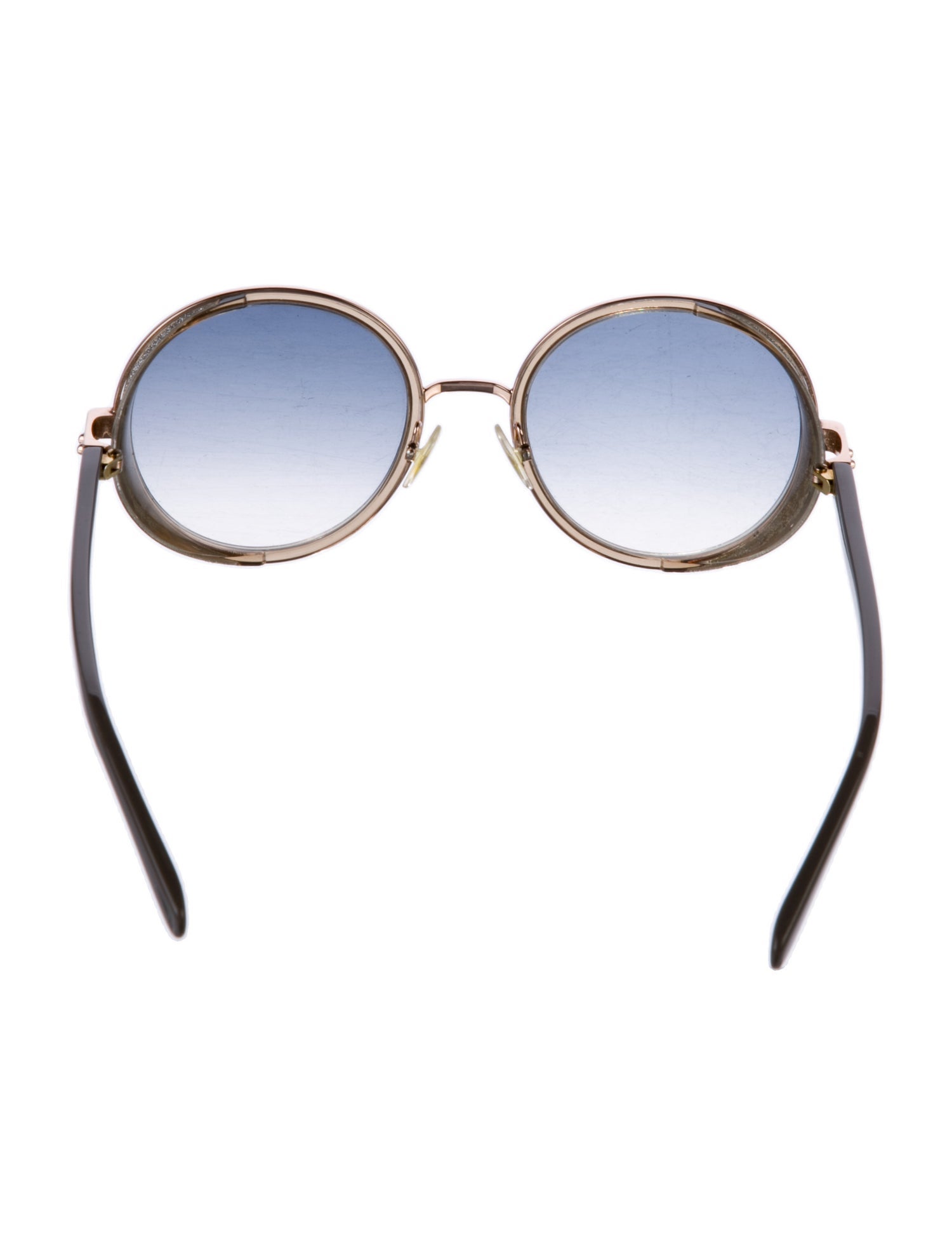 Jimmy Choo Round Gradient Sunglasses